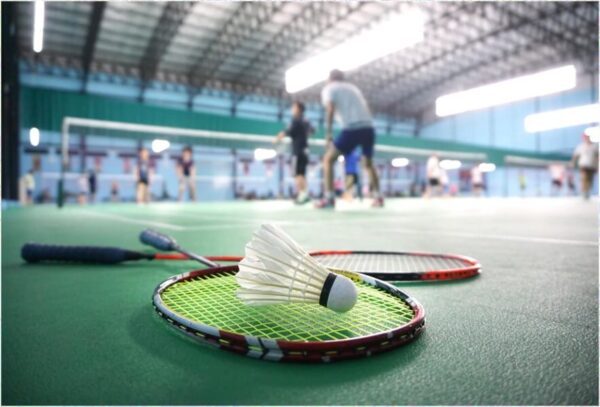 Indoor badminton court facility at RNF Princess Cove residences