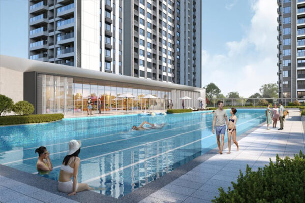 Luxury swimming pool at RNF Princess Cove
